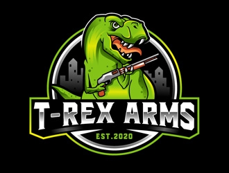 T-REX ARMS logo design by DreamLogoDesign