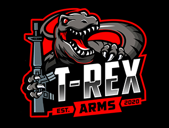 T-REX ARMS logo design by Optimus