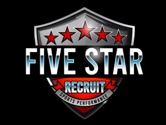 Five Star Recruit Sports Performance logo design by DreamLogoDesign