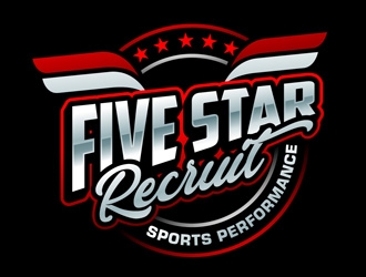 Five Star Recruit Sports Performance logo design by DreamLogoDesign