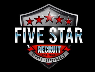 Five Star Recruit Sports Performance logo design by DreamLogoDesign