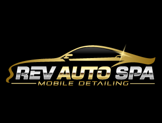 REV Auto Spa logo design by THOR_
