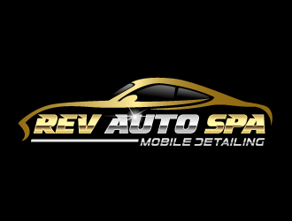 REV Auto Spa logo design by THOR_
