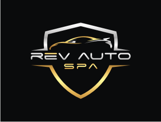 REV Auto Spa logo design by mbamboex