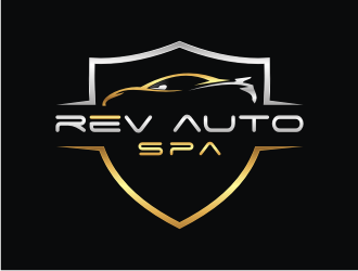 REV Auto Spa logo design by mbamboex