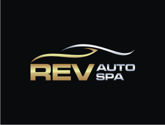 REV Auto Spa logo design by rief