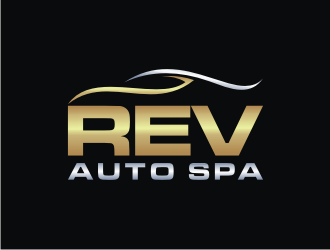 REV Auto Spa logo design by rief