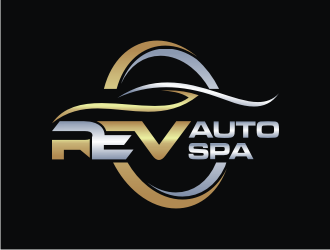 REV Auto Spa logo design by rief