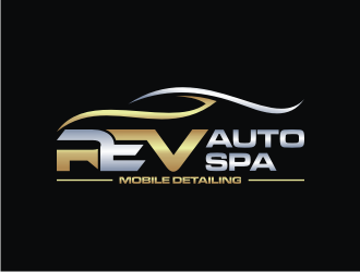 REV Auto Spa logo design by rief
