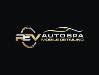 REV Auto Spa logo design by rief