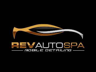 REV Auto Spa logo design by MarkindDesign