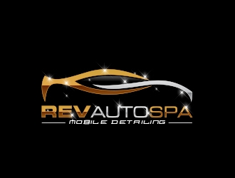 REV Auto Spa logo design by MarkindDesign