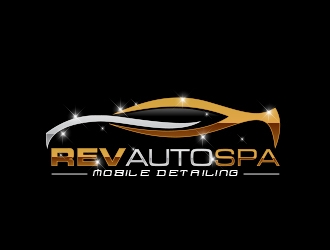 REV Auto Spa logo design by MarkindDesign