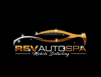 REV Auto Spa logo design by MarkindDesign