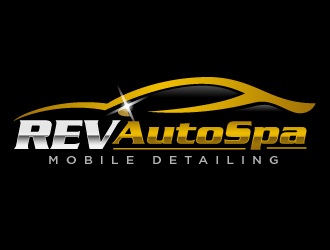 REV Auto Spa logo design by THOR_