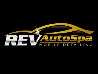 REV Auto Spa logo design by THOR_