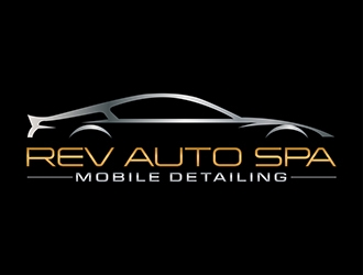 REV Auto Spa logo design by SteveQ