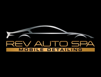 REV Auto Spa logo design by SteveQ