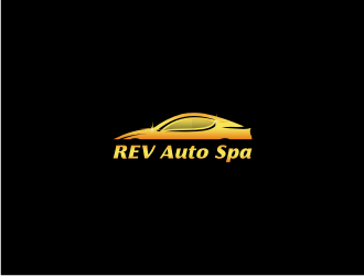 REV Auto Spa logo design by sodimejo