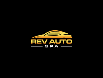 REV Auto Spa logo design by sodimejo