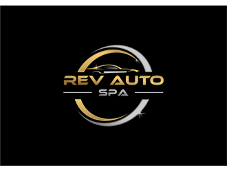 REV Auto Spa logo design by clayjensen