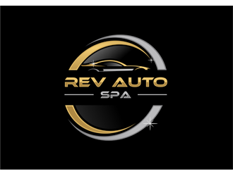 REV Auto Spa logo design by clayjensen