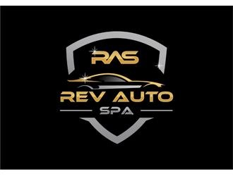 REV Auto Spa logo design by clayjensen