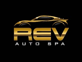 REV Auto Spa logo design by usef44