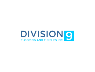 Division 9 Flooring and Finishes Inc logo design by RatuCempaka