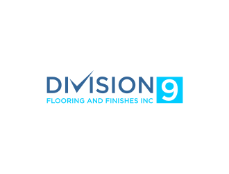 Division 9 Flooring and Finishes Inc logo design by RatuCempaka