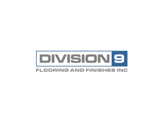 Division 9 Flooring and Finishes Inc logo design by RatuCempaka