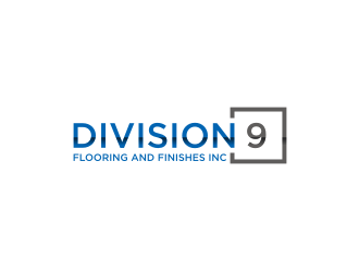 Division 9 Flooring and Finishes Inc logo design by RatuCempaka