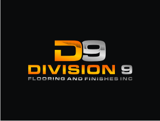 Division 9 Flooring and Finishes Inc logo design by bricton