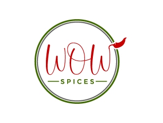WOW Spices logo design by cybil