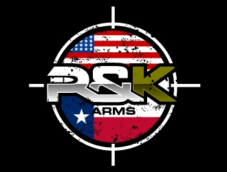 R & K Arms logo design by Suvendu