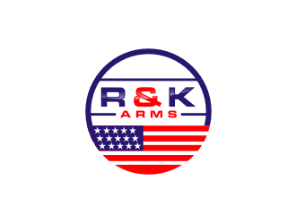 R & K Arms logo design by bricton