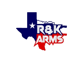R & K Arms logo design by aryamaity