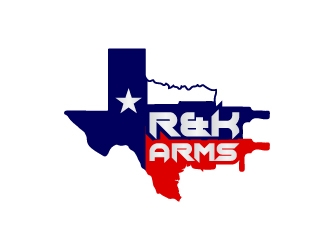 R & K Arms logo design by aryamaity