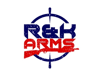 R & K Arms logo design by aryamaity