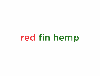 Red fin hemp logo design by hopee