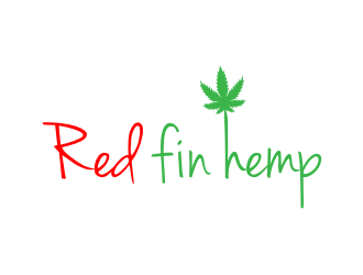 Red fin hemp logo design by nurul_rizkon