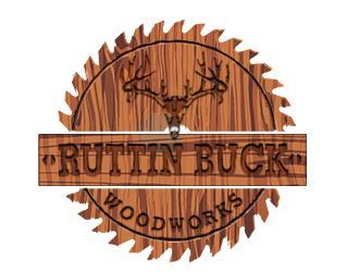 RUTTIN BUCK WOODWORKS logo design by bougalla005