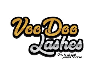 VooDoo Lashes logo design by MarkindDesign