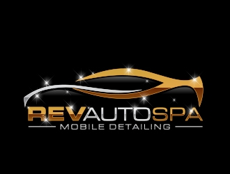 REV Auto Spa logo design by MarkindDesign