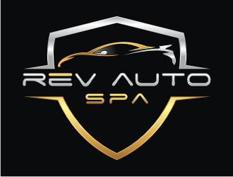REV Auto Spa logo design by mbamboex