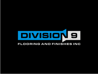 Division 9 Flooring and Finishes Inc logo design by asyqh