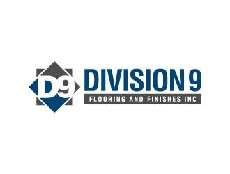 Division 9 Flooring and Finishes Inc logo design by jaize