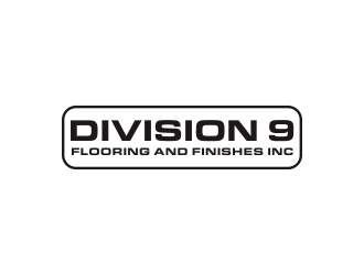 Division 9 Flooring and Finishes Inc logo design by Greenlight