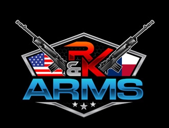 R & K Arms logo design by DreamLogoDesign