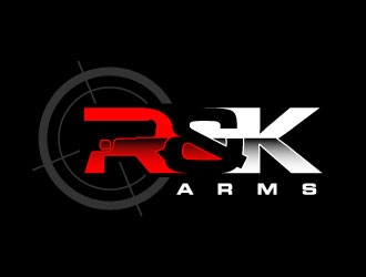 R & K Arms logo design by daywalker